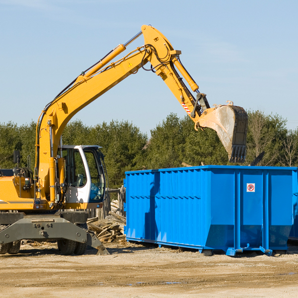 can i choose the location where the residential dumpster will be placed in Rockport IN